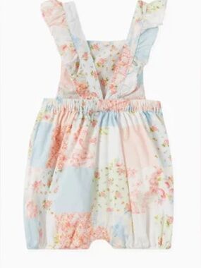 Ralph Lauren Baby Girl Floral Patchwork 18m Bubble